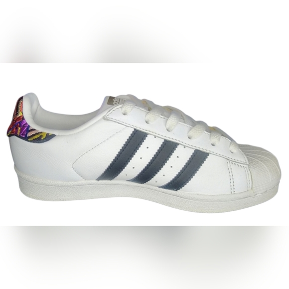 Adidas Superstar W/Embroidery, Womens 6 - Picture 7 of 8